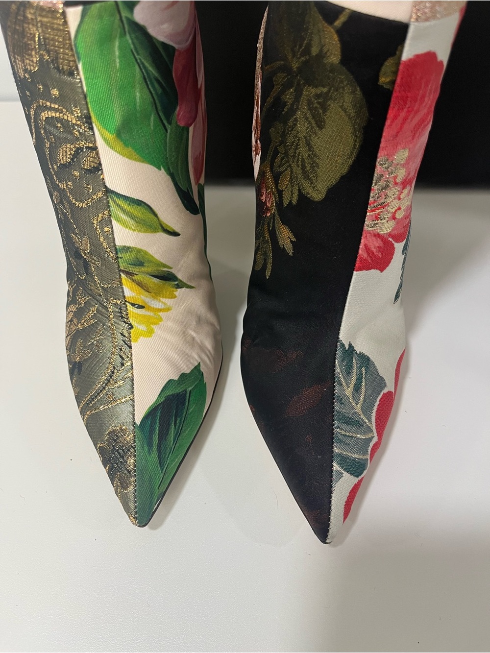 Dolce & Gabanna Patchwork di Sicilia Boots NIB - Picture 7 of 11